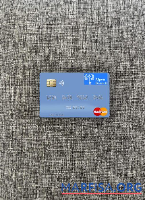 Downloadable Vanuatu Alpen Baruch Bank Limited mastercard photolook front sample